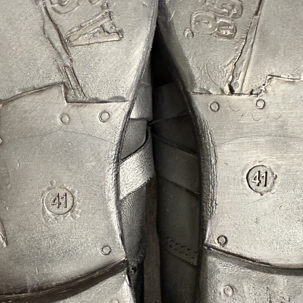 AS 98 Italian Leather Chain Loafers EU 41 - Picture 6 of 14